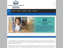 Tablet Screenshot of globalhousingfoundation.org